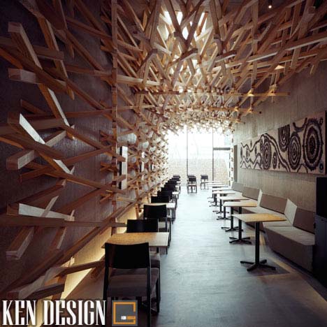 thiết kế quán cafe đẹp nhất thế giới